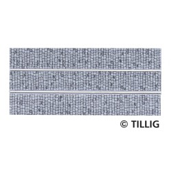 Tillig AKTION 87511 - Straßenbahn Gleis gerade einspurig 105,6 mm - Pflastersteinstruktur